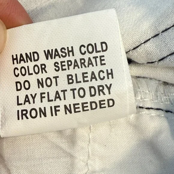 Saints and Hearts High Rise Flare Jeans Hippie Bell Bottom Retro Stripe Medium - Picture 9 of 13